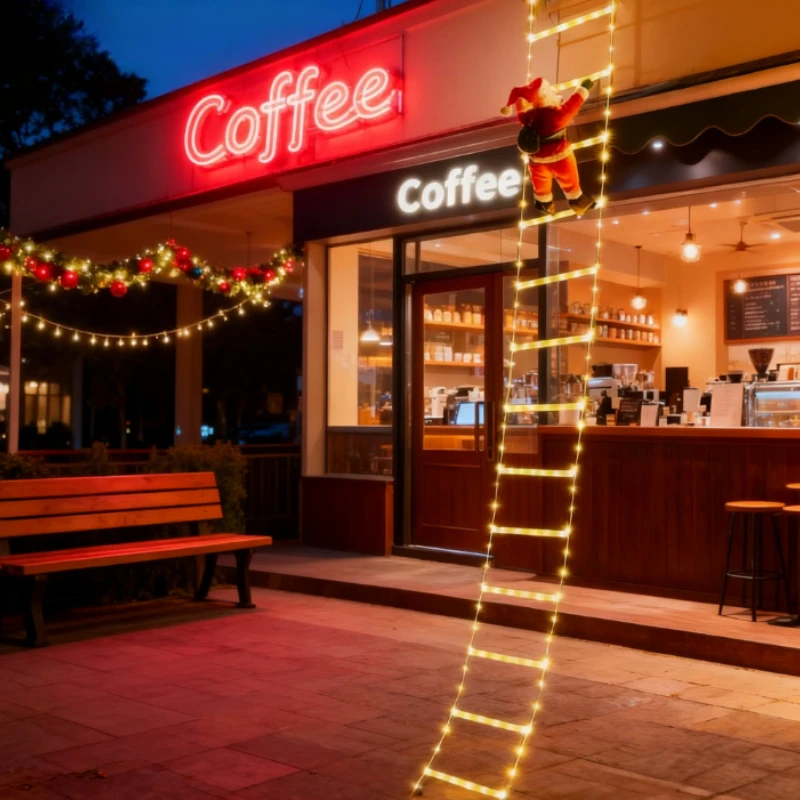 3 м санта-клаус восхождения лестницы - Фотография_5