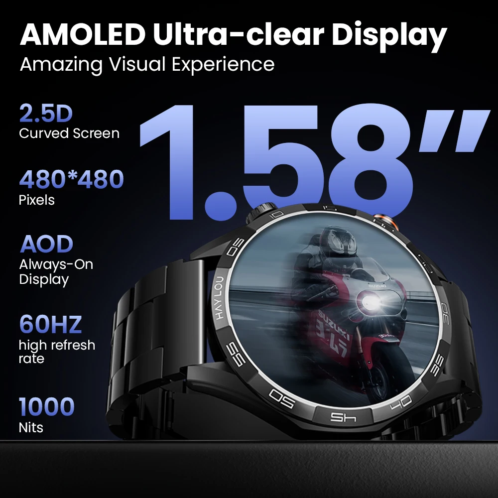 Смарт-часы haylou solar 5 с функцией голосового вызова - Фотография_2