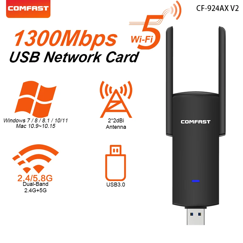Адаптер comfast wifi 6