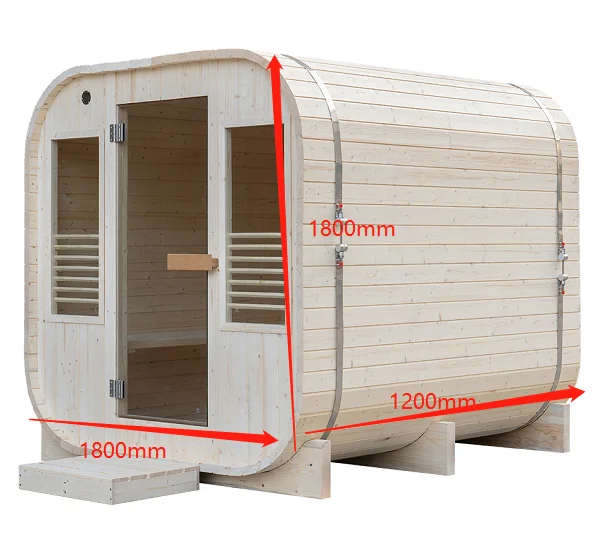 Открытая сауна паровая сауна семейная - Фотография_6