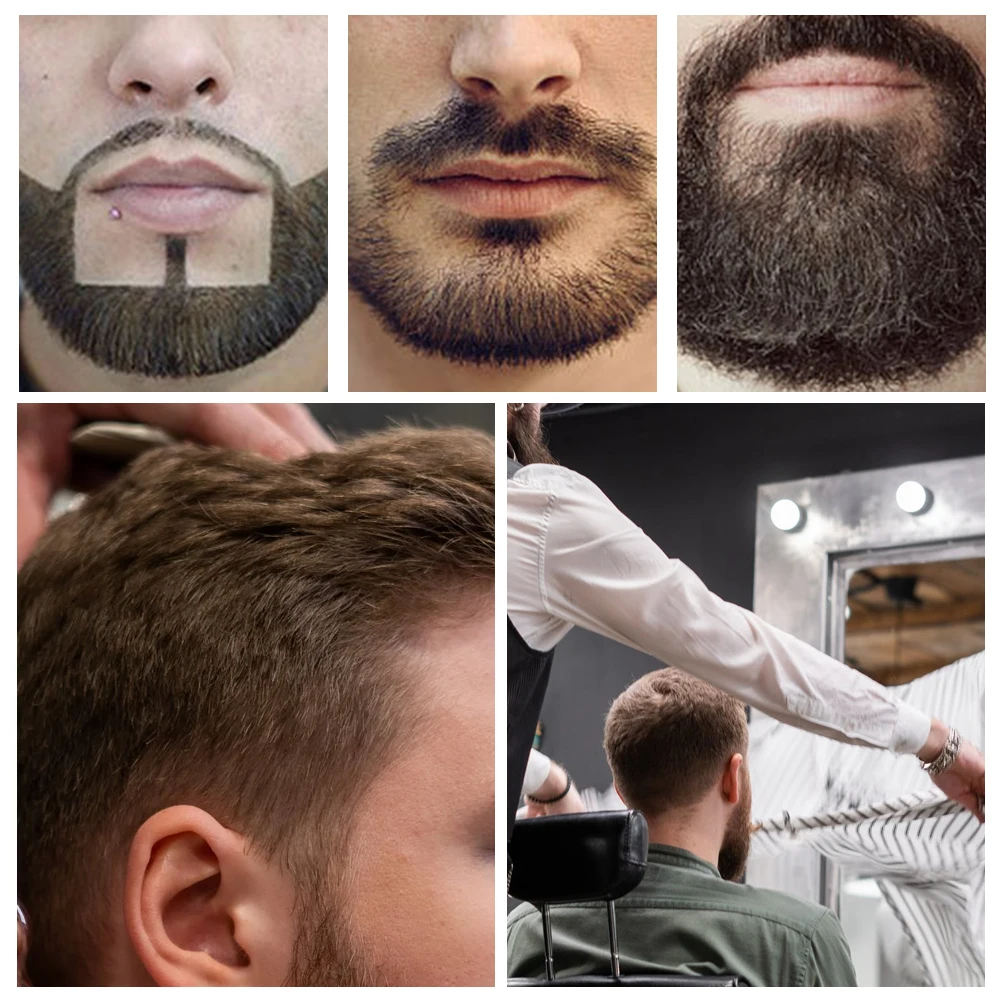 Щетка для бороды из натуральной щетины кабана