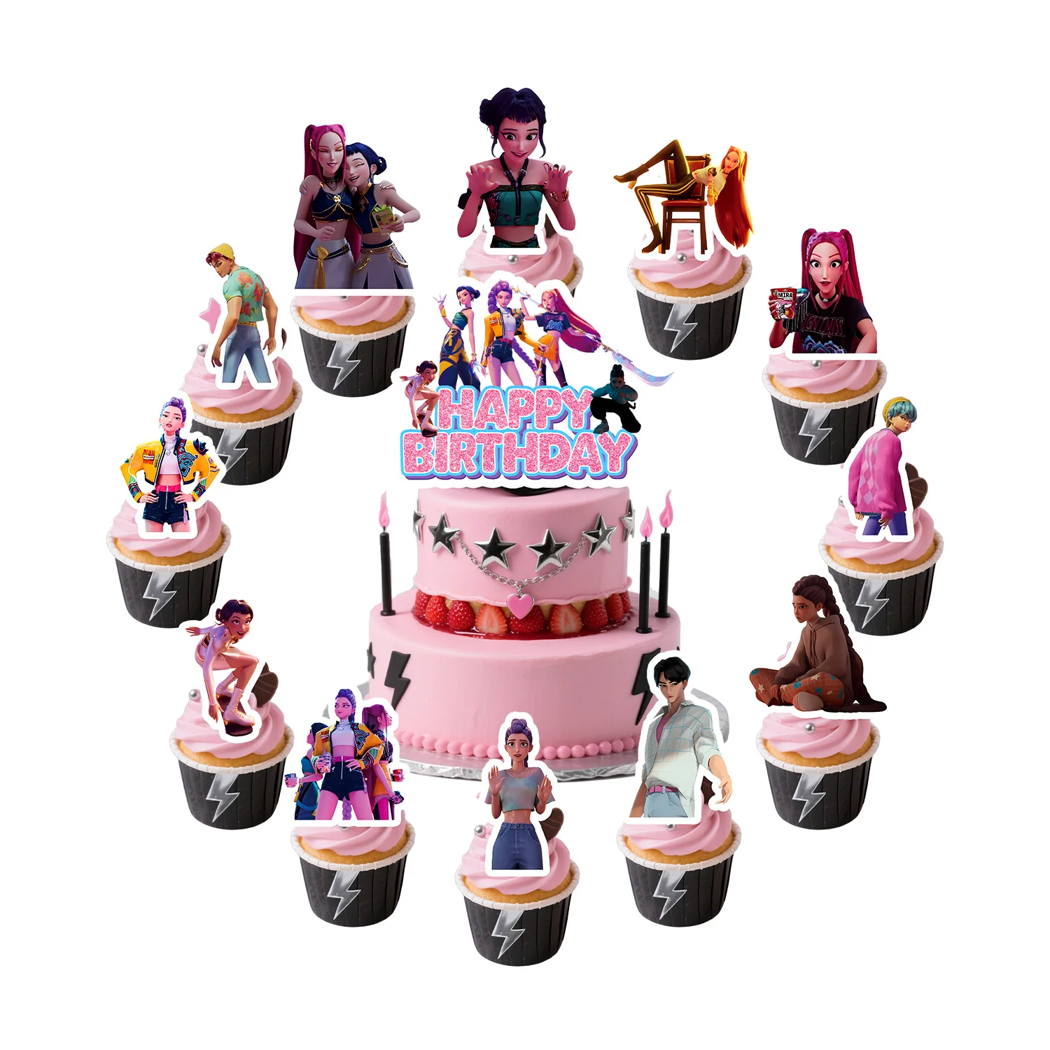 Топпер для торта «охотники на демонов» - Фотография_5