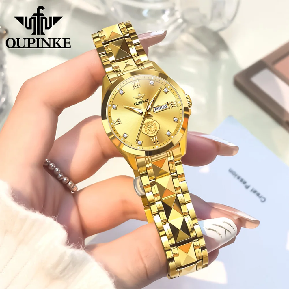 Oupinke 3305, женские часы из натурального золота с бриллиантами - Фотография_2