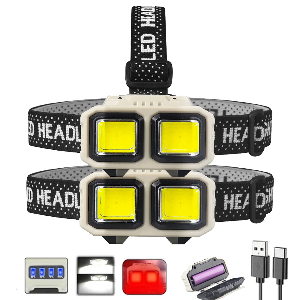 Фонарь налобный с зарядкой от usb