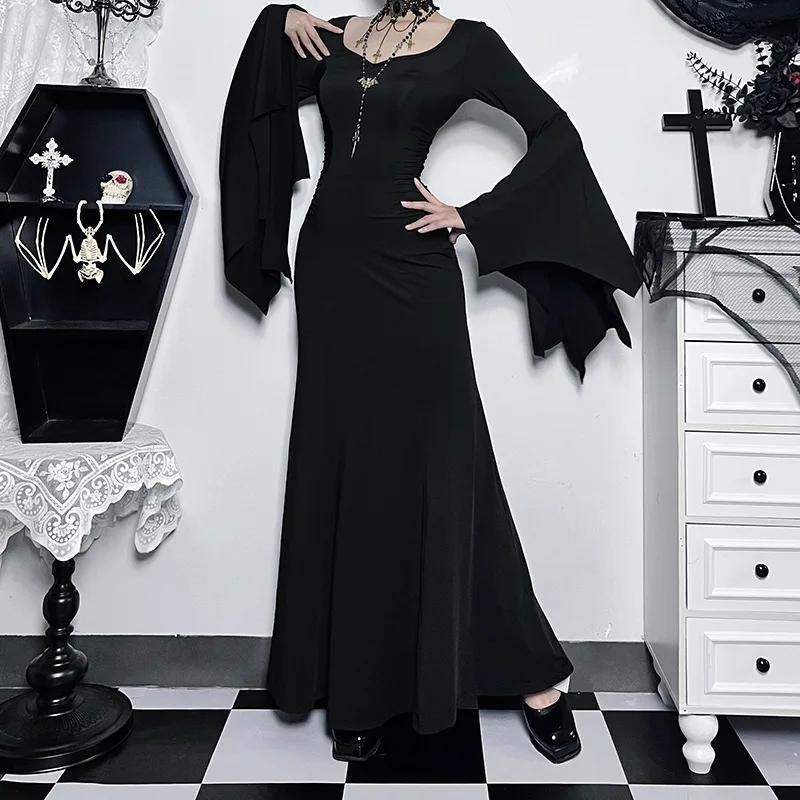 Halloween gothic vintage dress - Фотография_5