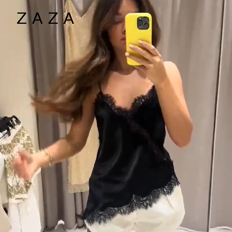 Летний женский топ с лямкой на шее - Фотография_3