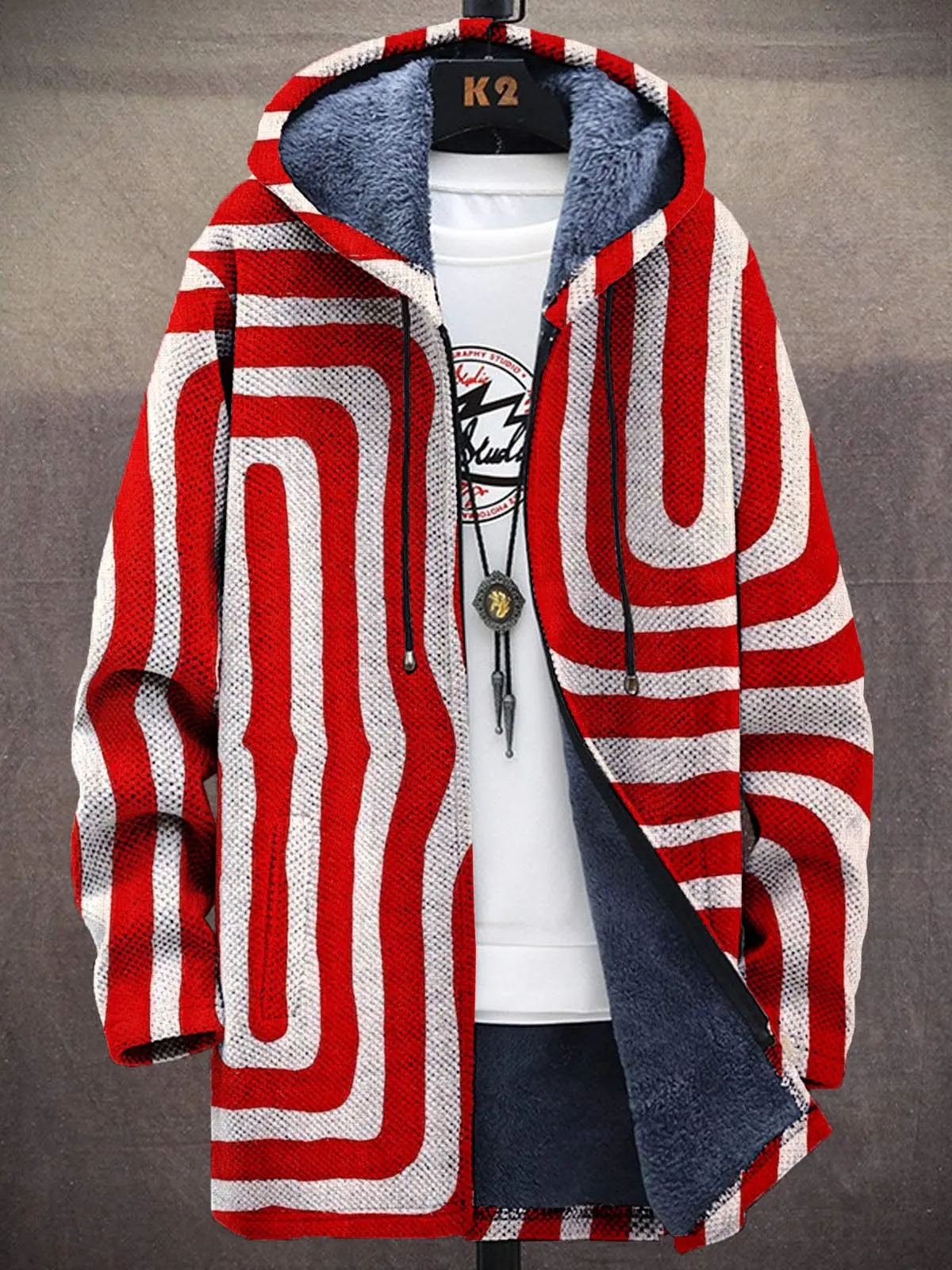 Ретро красочный нерегулярный принт - Фотография_2