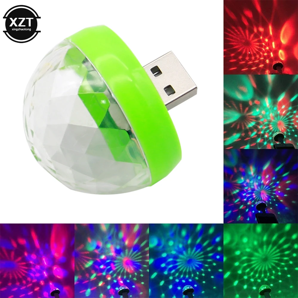 Автомобильная светодиодная лампа rgb с usb-интерфейсом