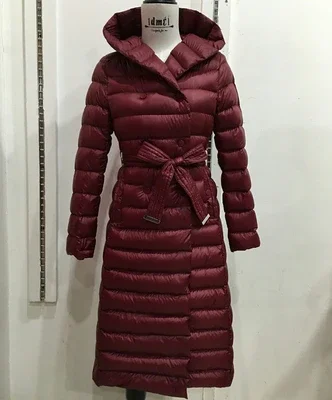 Женские ультралегкие пуховики с тонким капюшоном - Фотография_5