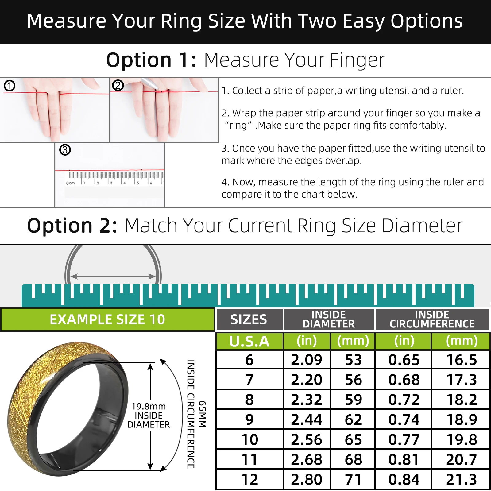 Керамическое rfid-кольцо m1 classic 1k s50 13 - Фотография_4