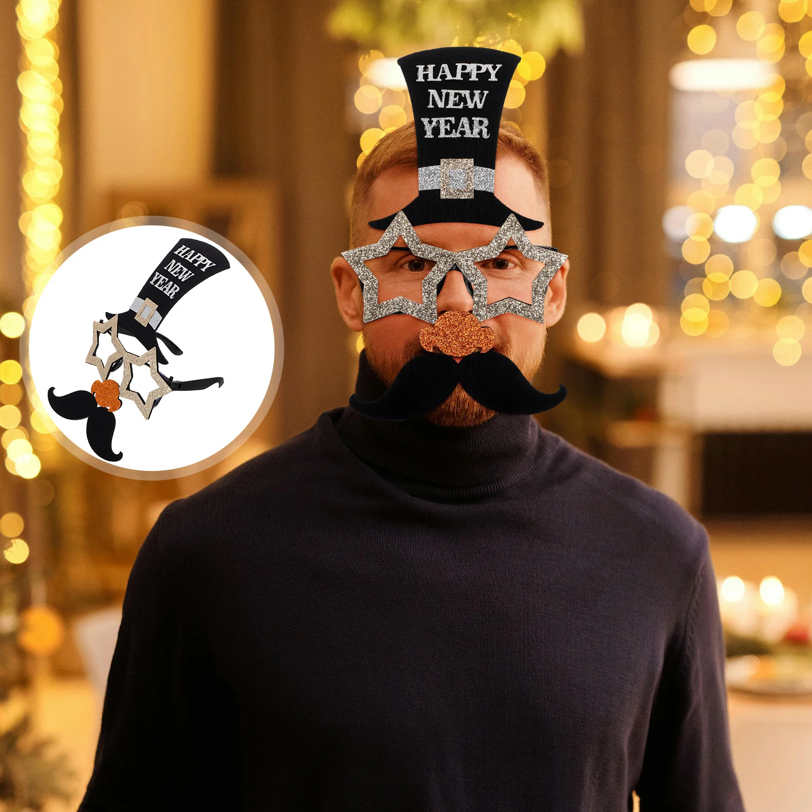 Новогодние декоративные очки - Фотография_2