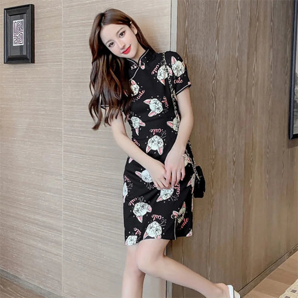 Женское винтажное платье-ципао - Фотография_5