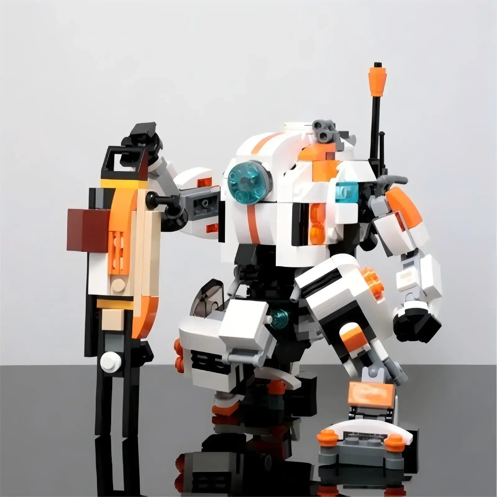 Строительные блоки titanfall heavy combat robot moc
