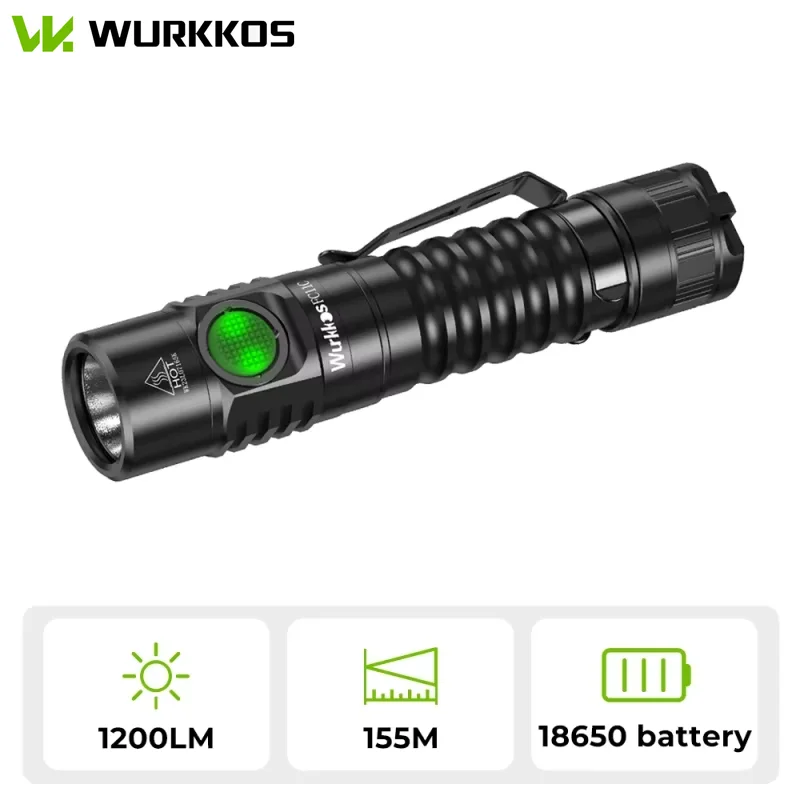 Wurkkos fc11c nichia 519a бака circuit пеший туризм 18650 фонарик макс