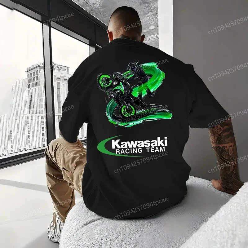 Новая футболка большого размера kawasaki