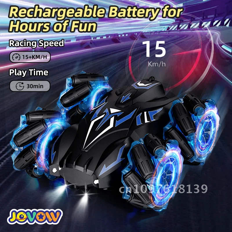 4wd rc drift car с музыкальными вращающимися огнями 2