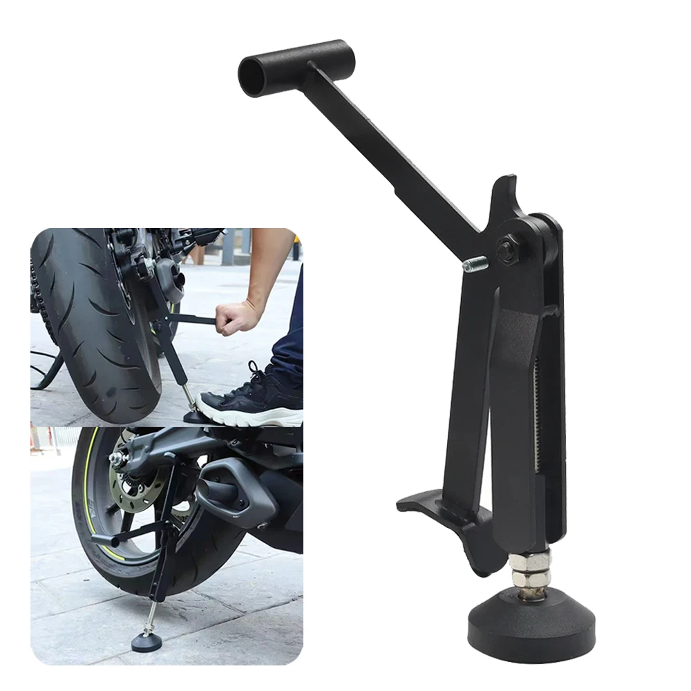 Черный регулируемый складной подъемный комплект для велосипеда