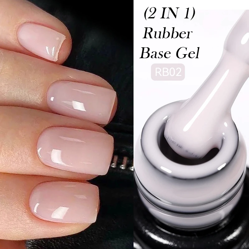 Lilycute nude crystal rubber base