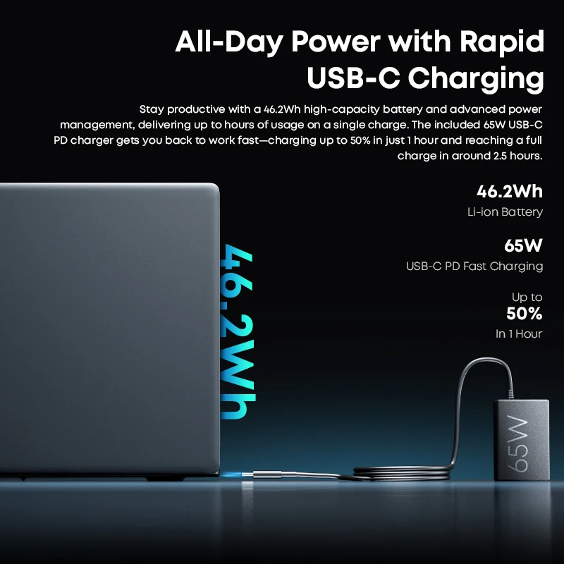 Игровой ноутбук chuwi corebook x amd r5-7430u - Фотография_5