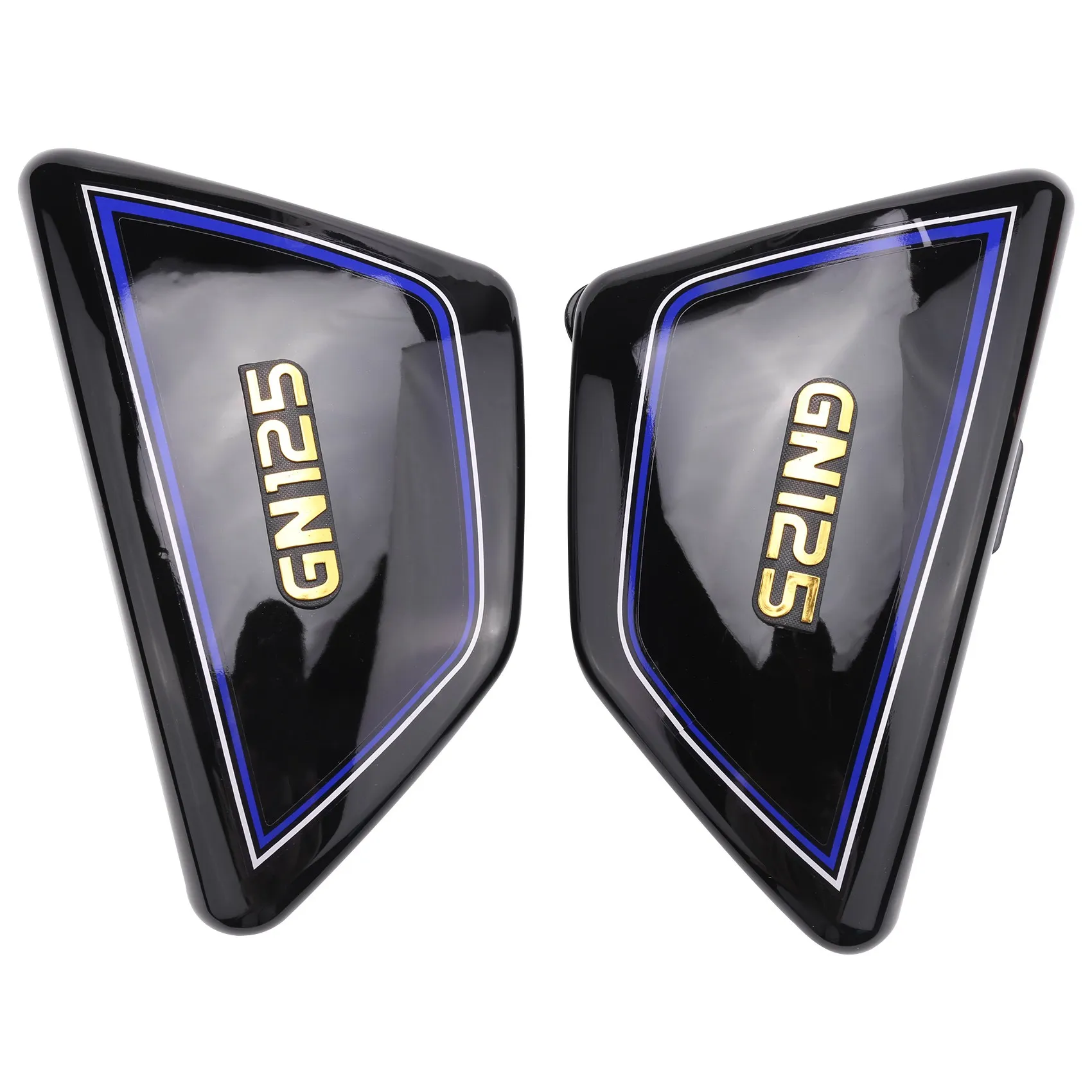 Черная боковая крышка батарейного отсека мотоцикла