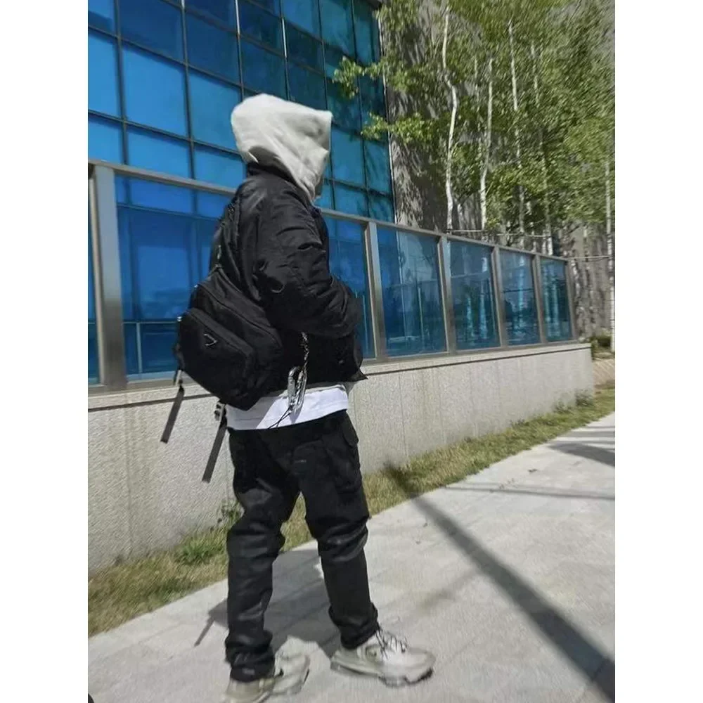 Nigo мужская весенне-осенняя черная - Фотография_4