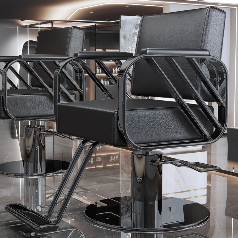Профессиональные простые парикмахерские кресла - Фотография_2