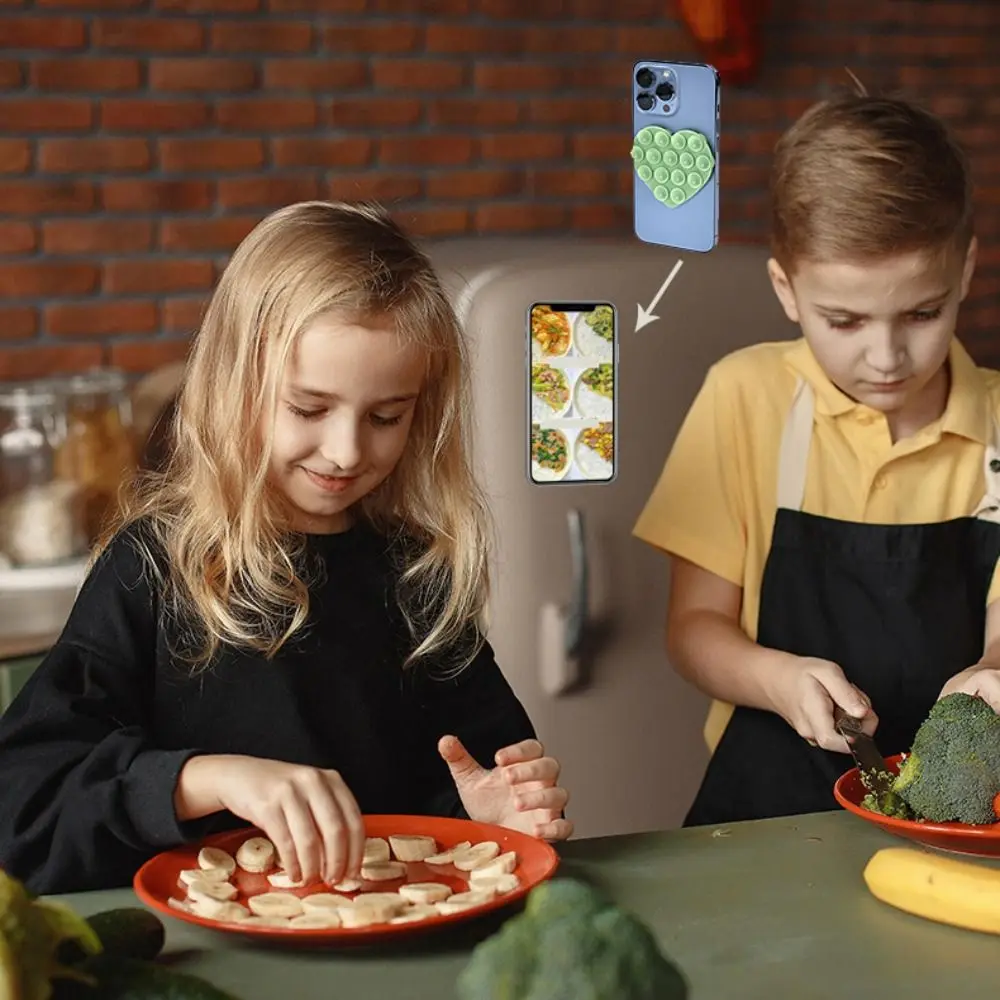 Присоска в форме сердца с силиконовой - Фотография_6