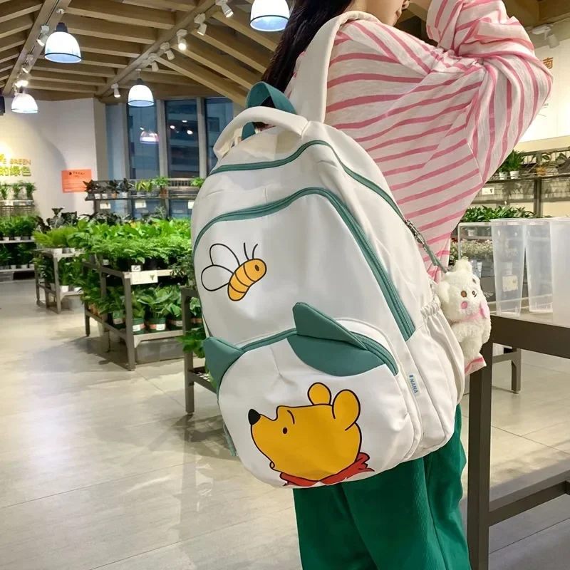 Школьный рюкзак большой емкости disney winnie the pooh для женщин - Фотография_2
