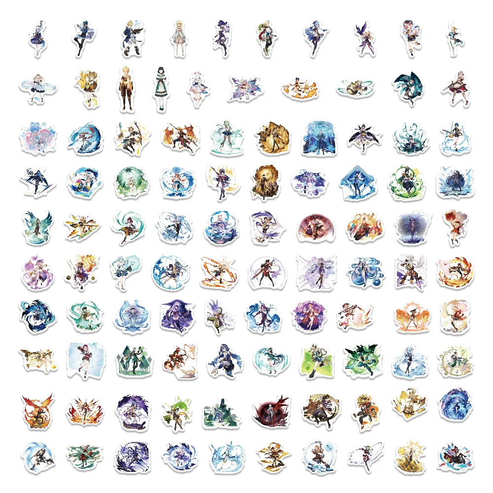 Genshin игровая наклейка милый - Фотография_5