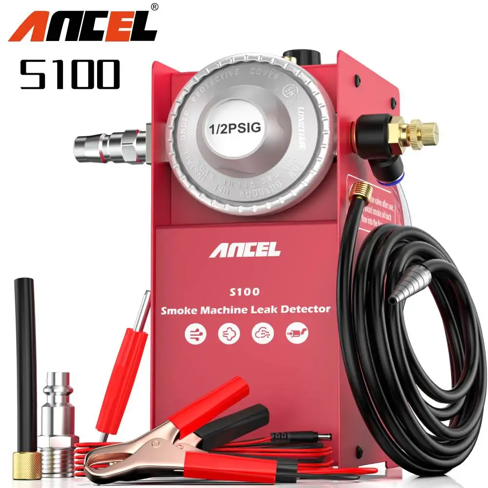 Автомобильный детектор утечки дыма ancel s100