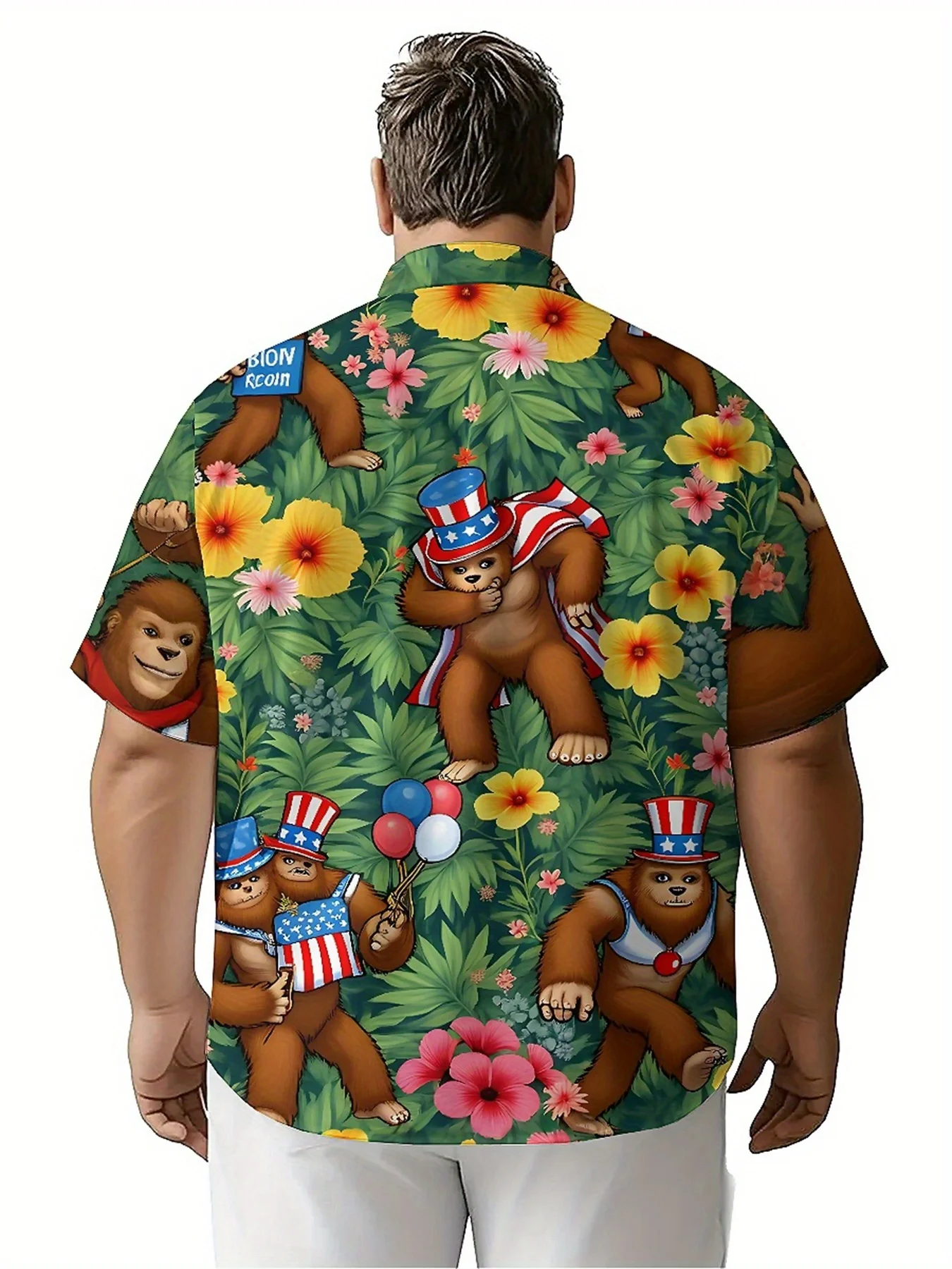 Мужские гавайские рубашки больших - Фотография_4