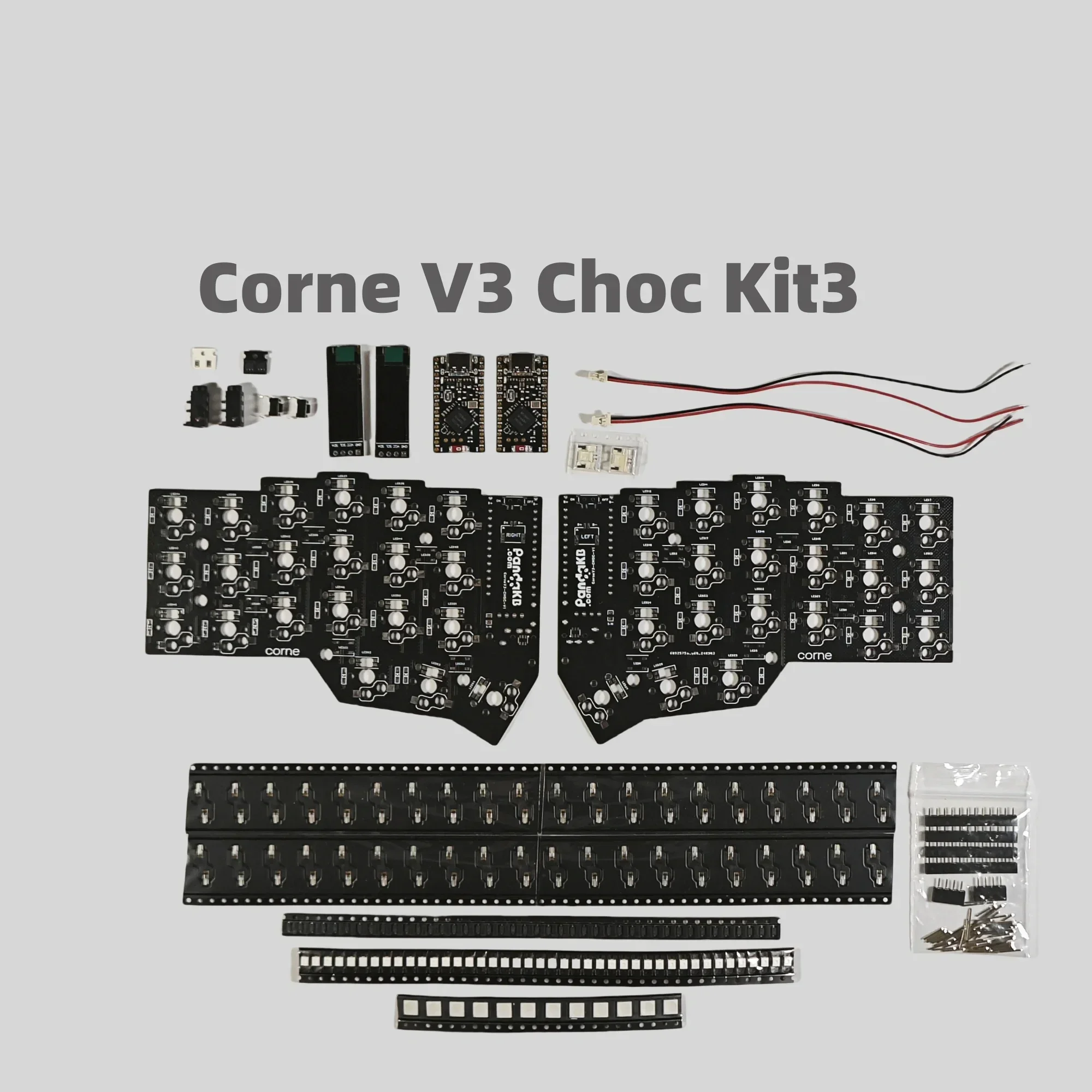 Corne v3 choc низкопрофильная разделенная