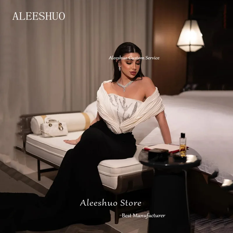 Современное платье русалки контрастного - Фотография_3