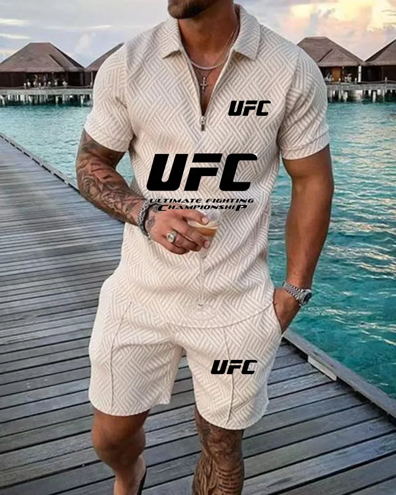 Мужской спортивный и повседневный комплект ufc fighter 2025 - Фотография_3