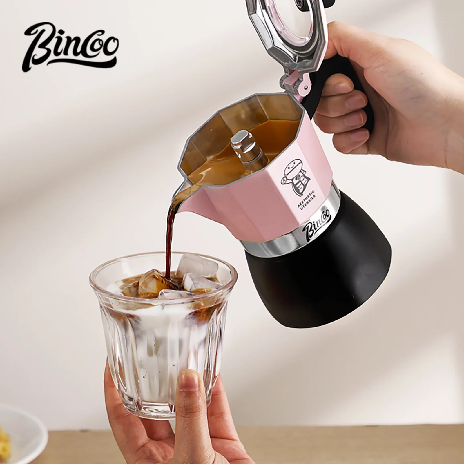 Кофе bincoo moka pot с двойным клапаном
