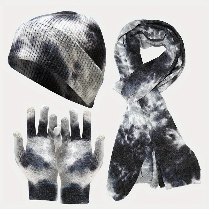 Вязаный комплект tie dye - Фотография_6