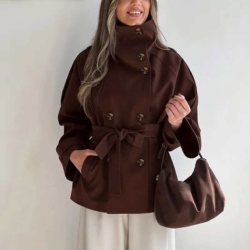 Ticketsx винтажный плащ с высоким воротом - Фотография_2