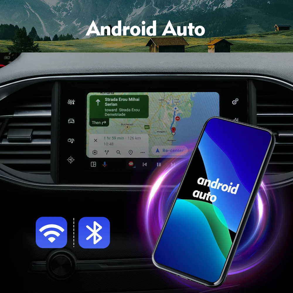 Беспроводной carplay android auto - Фотография_3