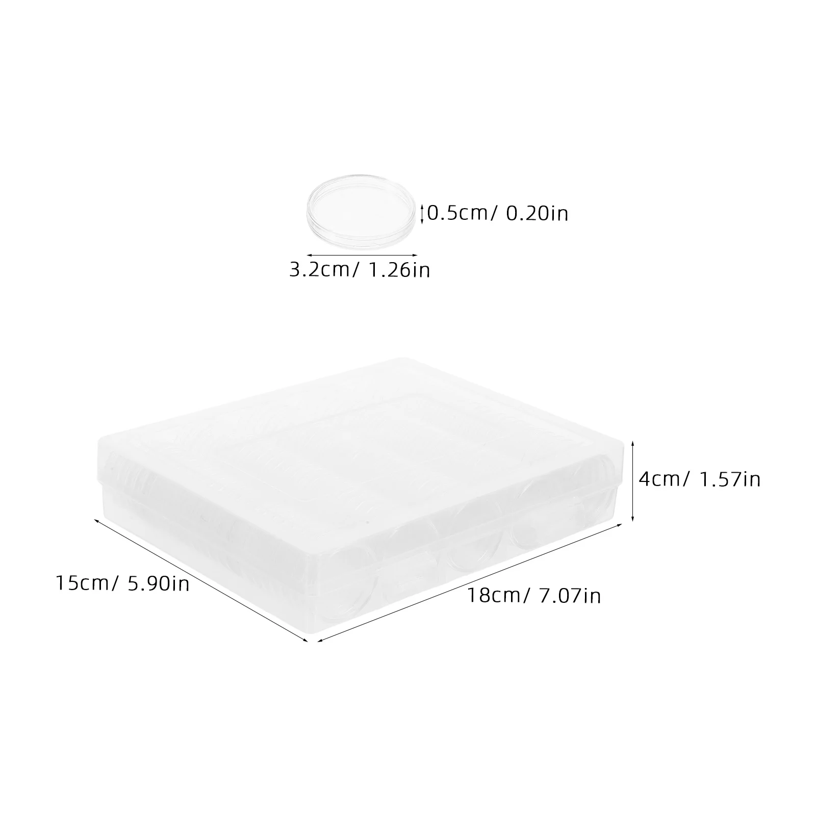 1 комплект, коробка для хранения монет - Фотография_2