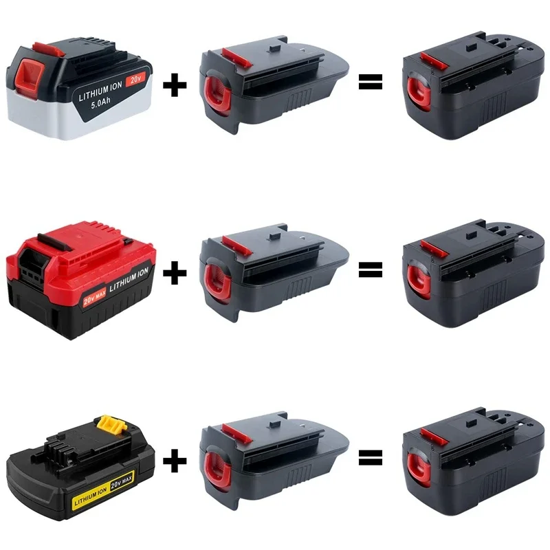 Адаптер батареи hpa1820 для black & decker - Фотография_4