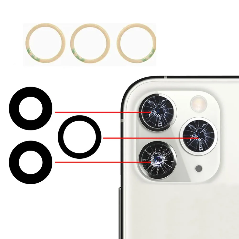 Стекло задней камеры для apple iphone 11 12 13 mini pro max - Фотография_4