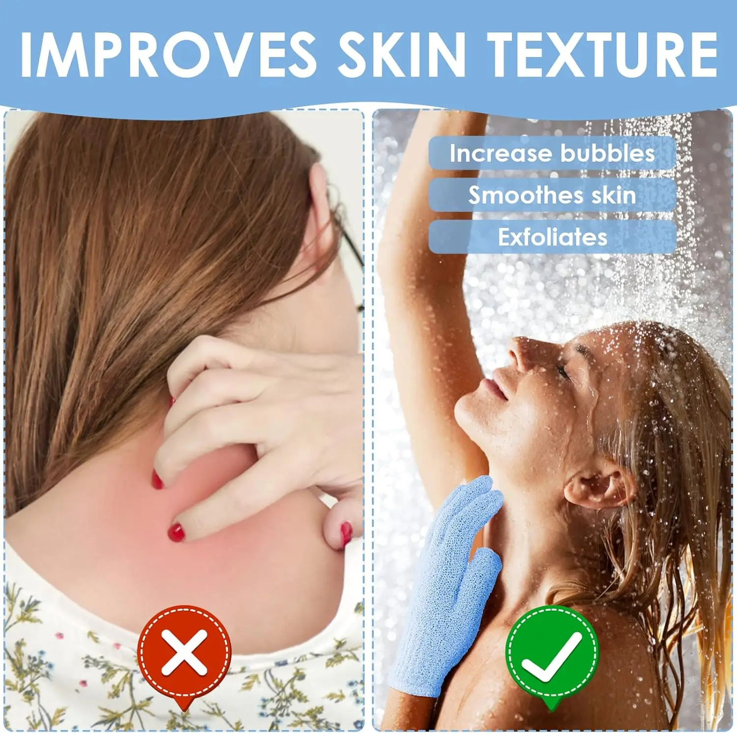 Отшелушивающие перчатки для ванны - Фотография_5