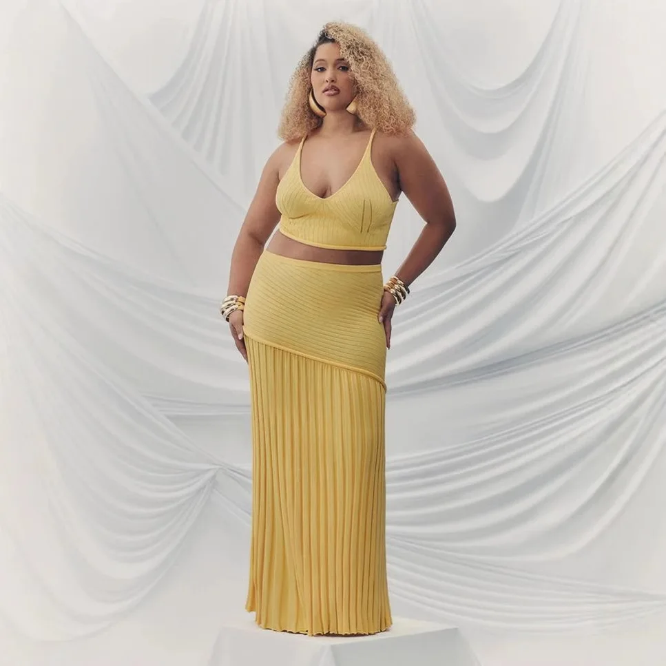 Модная трикотажная юбка - Фотография_2