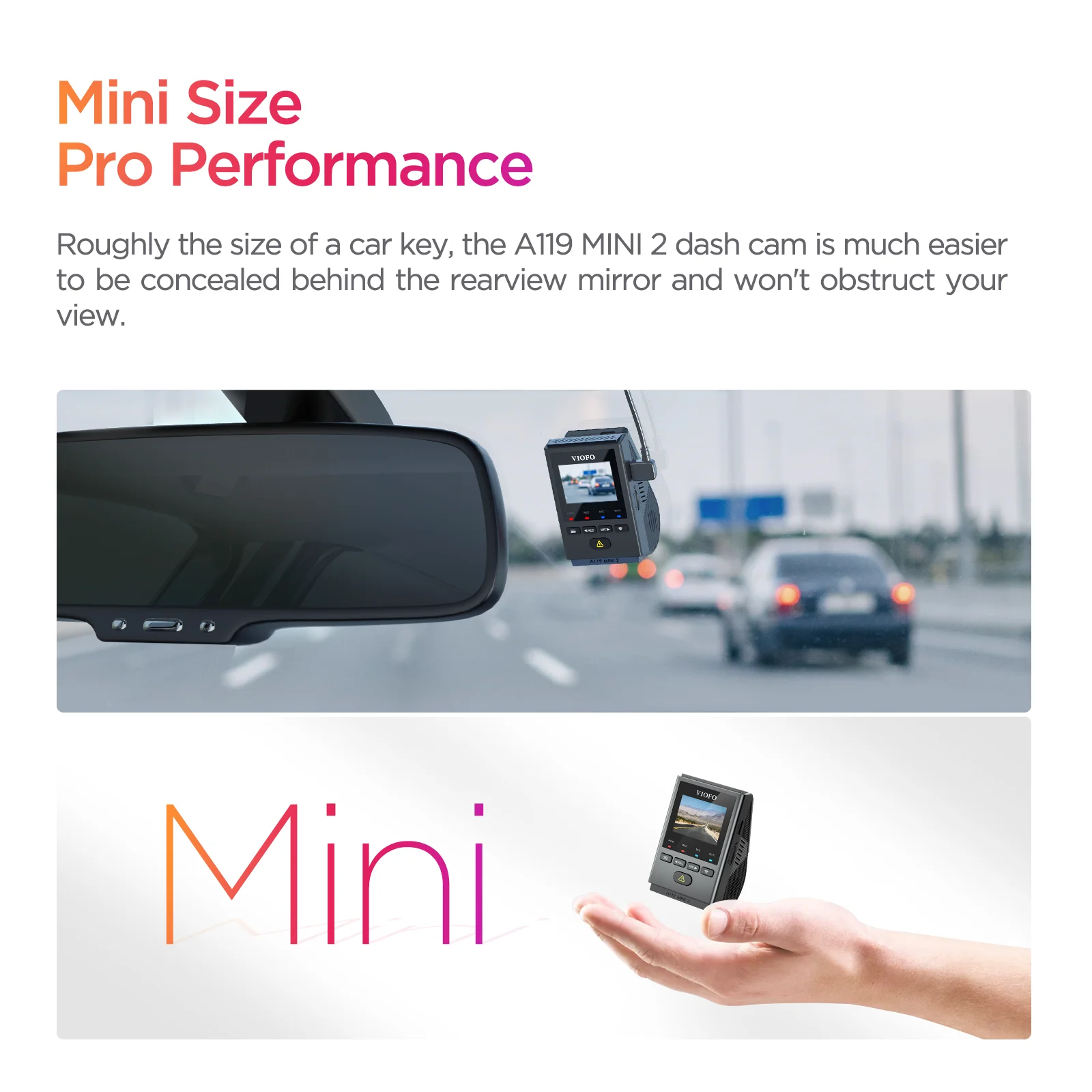 Видеорегистратор viofo a119mini-2 - Фотография_2
