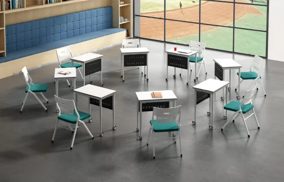 Американский современный классный стол и набор стульев - Фотография_2