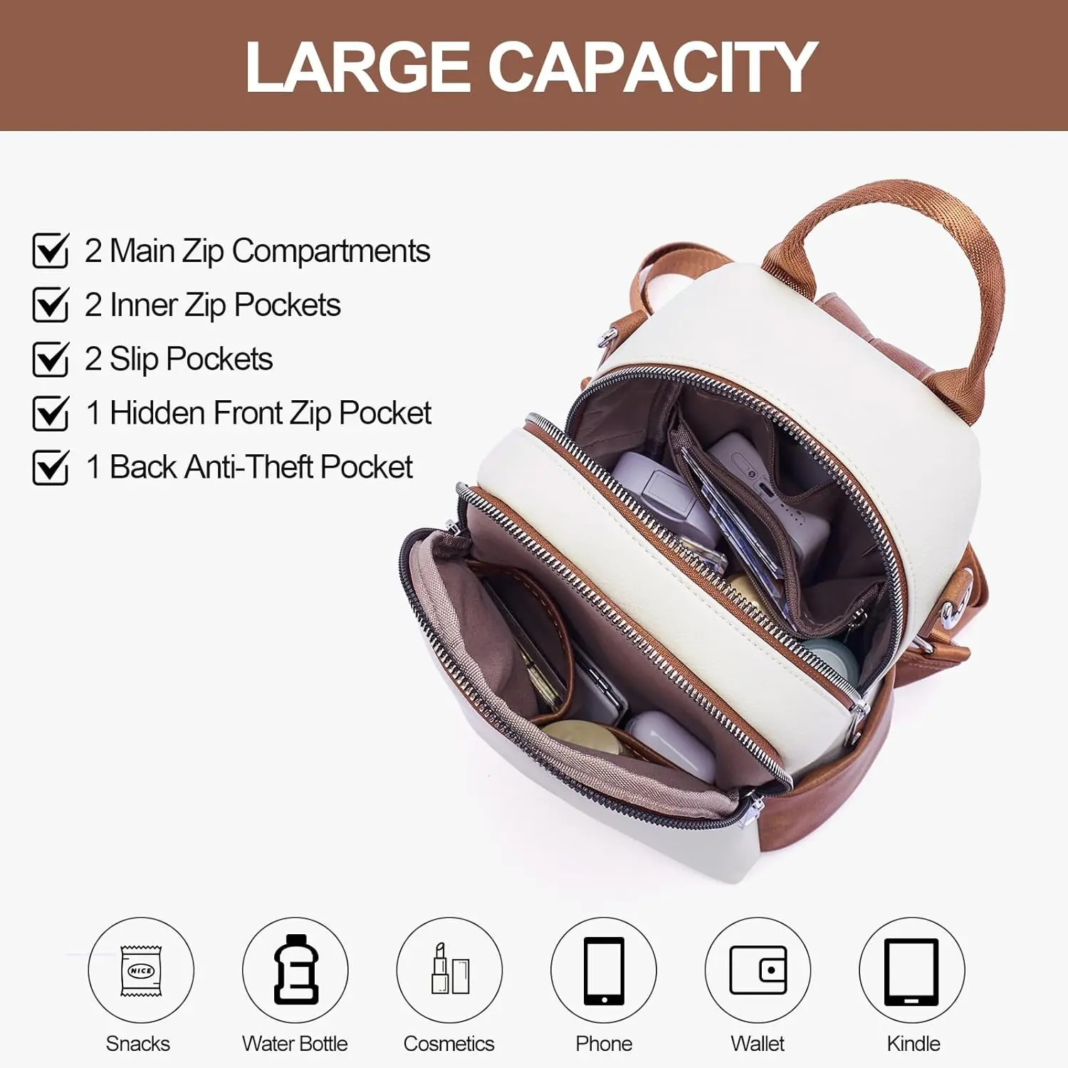 Маленький рюкзак-кошелек для женщин - Фотография_3