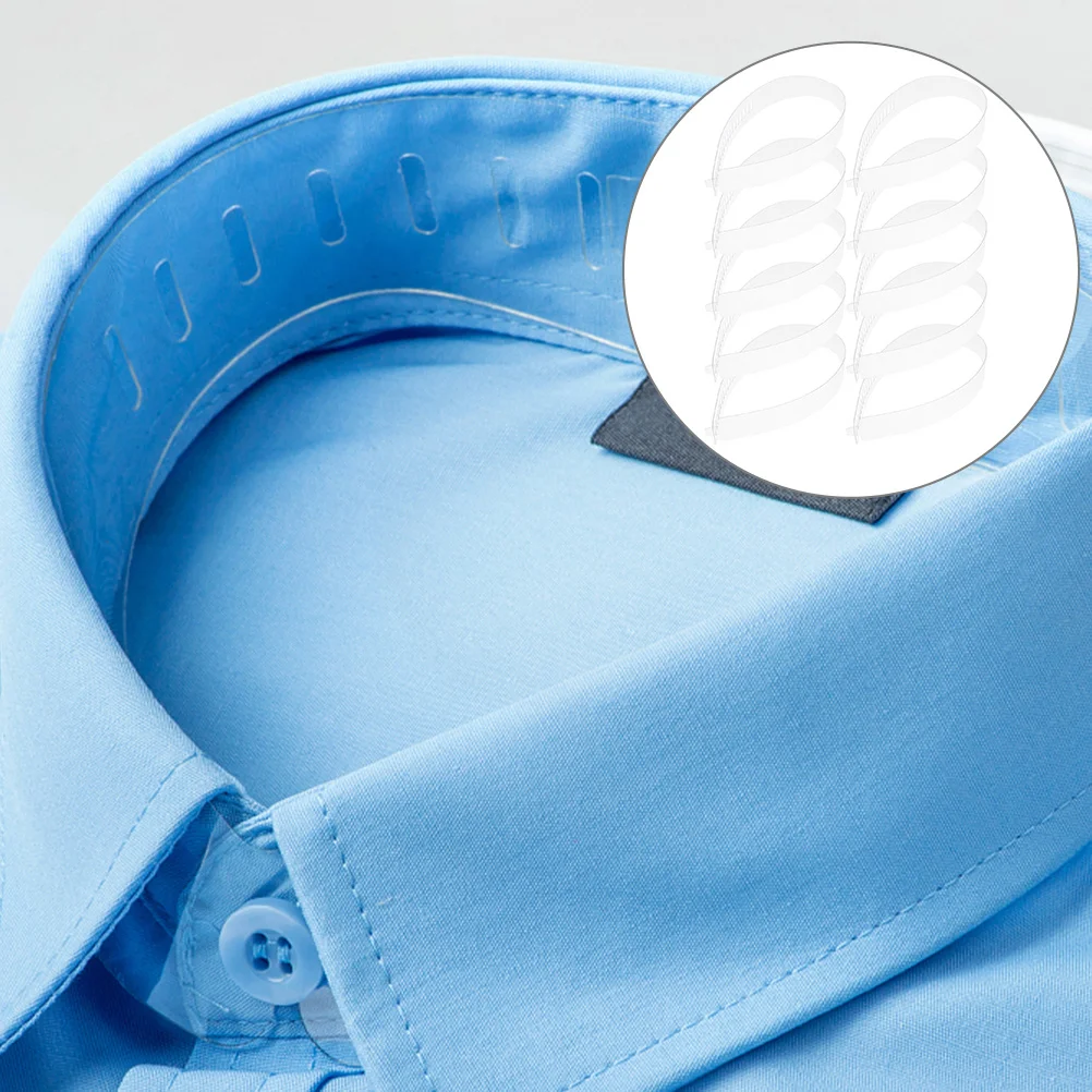 Прочные пластиковые фиксирующие полоски для воротника рубашки - Фотография_4