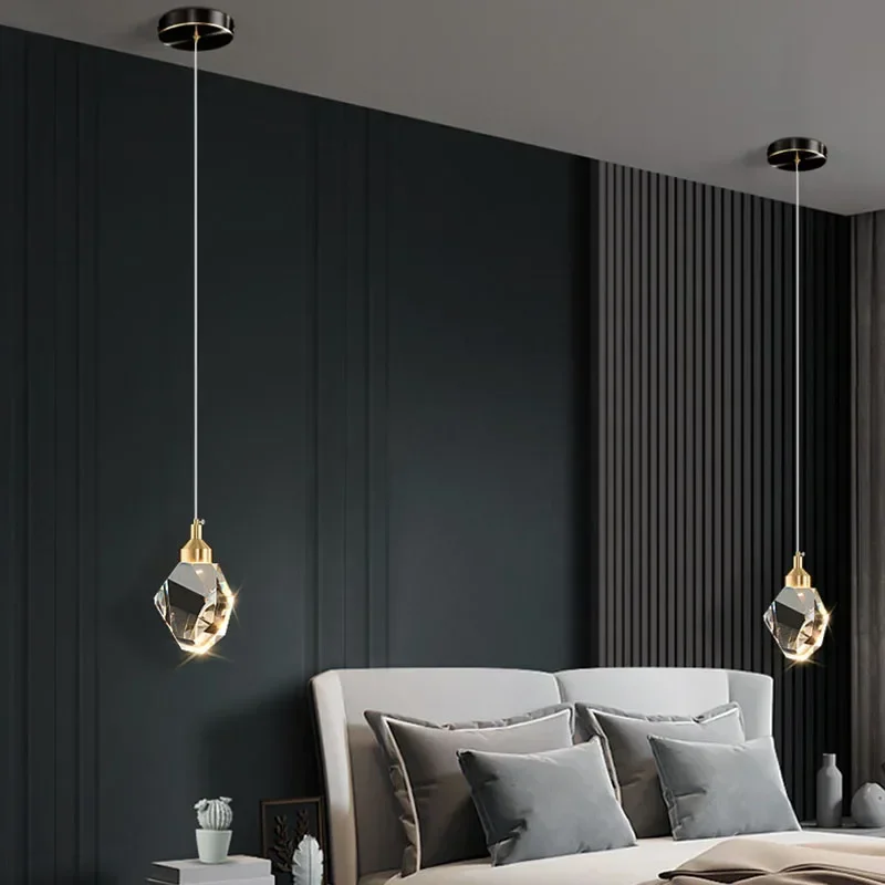 Хрустальная светодиодная подвесная люстра для коридора - Фотография_6