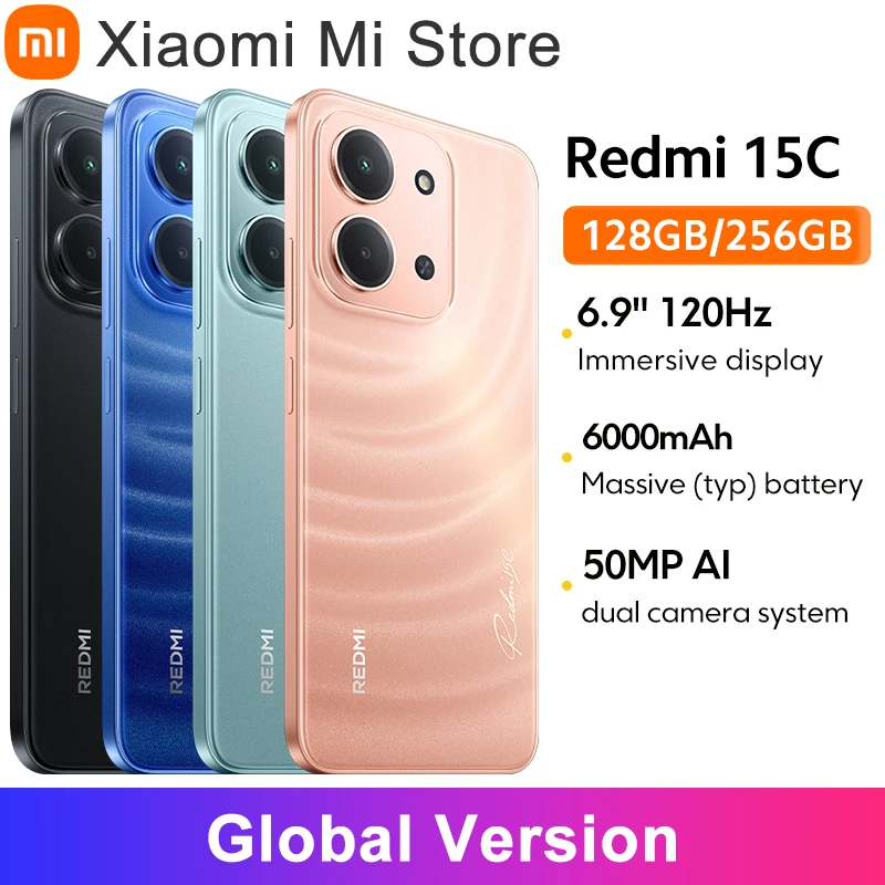 Смартфон xiaomi redmi 15c