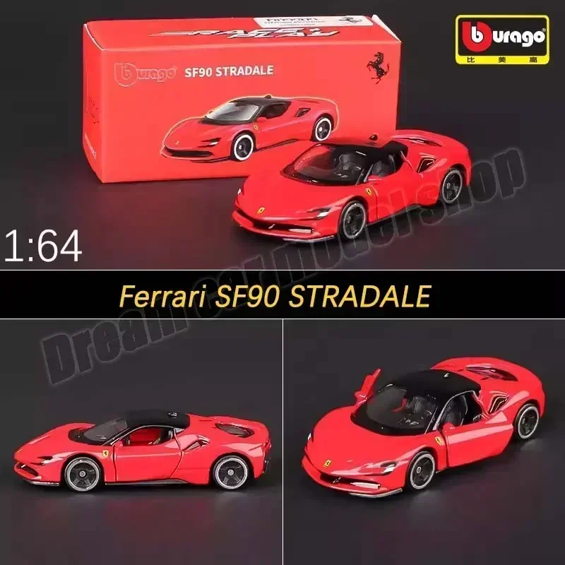 Оригинальный автомобиль bburago 1:64 ferrari series monza sp1 - Фотография_6